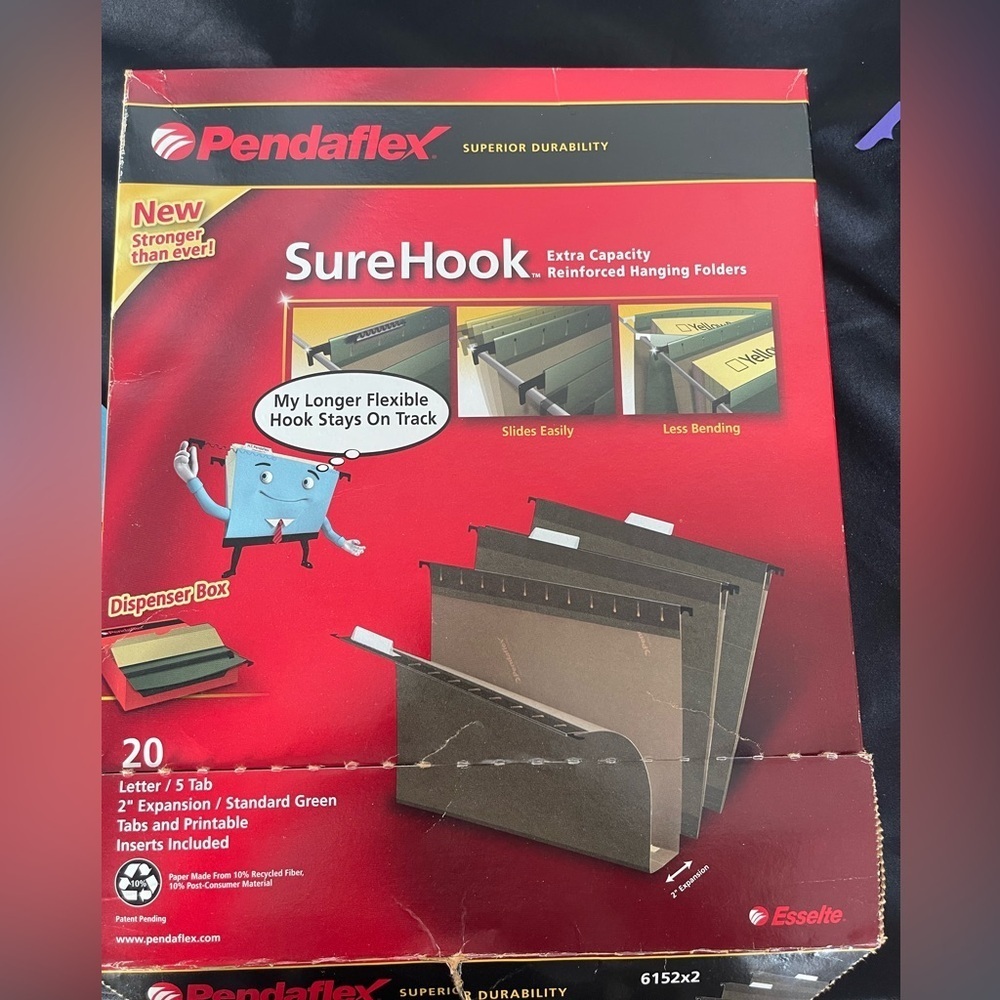 Pendaflex SureHook Hanging Folders, New